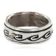 925 Sterling Silver Handmade Hopi Native American Spinning Ring 16565 925 Sterling Silver Handmade Hopi Native American Spinning Ring 16565