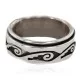 925 Sterling Silver Handmade Hopi Native American Spinning Ring 16566 925 Sterling Silver Handmade Hopi Native American Spinning Ring 16566
