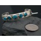 .925 Sterling Silver Handmade Certified Authentic Mountain Navajo Turquoise Native American Bracelet 371286869503
