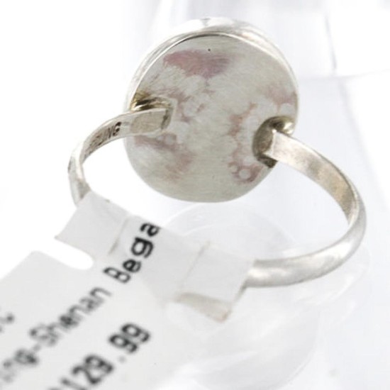 .925 Sterling Silver Handmade Certified Authentic Navajo BATLE MOUNTAIN Turquoise Native American Ring  390761166055