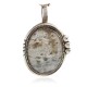 .925 Sterling Silver Handmade Certified Authentic Navajo Natural Jasper Native American Necklace 24191