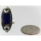 Authentic Navajo Native American Lapis Sterling Silver Ring Authentic Navajo Native American Lapis Sterling Silver Ring
