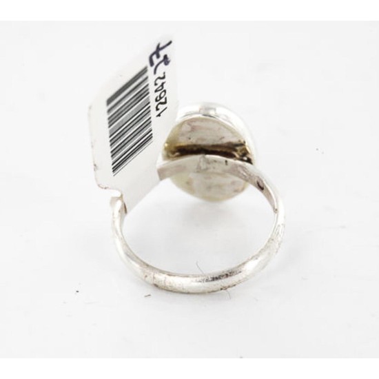 .925 Sterling Silver Handmade Certified Authentic Navajo Natural Spiny Oyster Native American Ring  371060386785