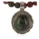 .925 Sterling Silver Handmade Navajo Natural Turquoise Agate Native American Necklace 12580-16028-13 .925 Sterling Silver Handmade Navajo Natural Turquoise Agate Native American Necklace 12580-16028-13