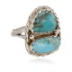 .925 Sterling Silver Handmade Certified Authentic Navajo Natural Turquoise Native American Ring 1 17002-3 .925 Sterling Silver Handmade Certified Authentic Navajo Natural Turquoise Native American Ring 1 17002-3