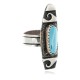 925 Sterling Silver Handmade Certified Authentic Navajo Natural Turquoise Native American Ring 12646-00 925 Sterling Silver Handmade Certified Authentic Navajo Natural Turquoise Native American Ring 12646-00