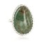 .925 Sterling Silver Handmade Certified Authentic Navajo Natural Turquoise Native American Ring 18188-3