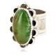 .925 Sterling Silver Handmade Certified Authentic Navajo Natural Turquoise Native American Ring  26105