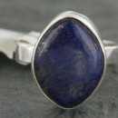 Navajo Native American Lapis Sterling Silver Ring