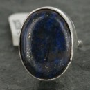 Navajo Native American Denim Lapis Sterling Silver Ring
