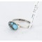 .925 Sterling Silver Handmade Certified Authentic Navajo SPIDER WEB Turquoise Native American Ring  371041150517