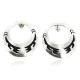 .925 Sterling Silver Handmade Navajo Stud Native American Earrings 27183
