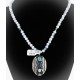 .925 Sterling Silver Handmade Certified Authentic Navajo Turquoise and Lapis Native American Necklace 390902481404 .925 Sterling Silver Handmade Certified Authentic Navajo Turquoise and Lapis Native American Necklace 390902481404