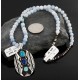 .925 Sterling Silver Handmade Certified Authentic Navajo Turquoise and Lapis Native American Necklace 390902481404 .925 Sterling Silver Handmade Certified Authentic Navajo Turquoise and Lapis Native American Necklace 390902481404