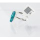 .925 Sterling Silver Handmade Certified Authentic Navajo Turquoise Arrow Native American Ring  371046469273