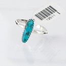 .925 Sterling Silver Handmade Certified Authentic Navajo Turquoise Arrow Native American Ring  371046469273