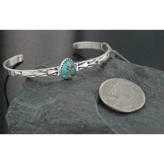 .925 Sterling Silver Handmade Certified Authentic Navajo Turquoise Native American Bracelet 370938721863 .925 Sterling Silver Handmade Certified Authentic Navajo Turquoise Native American Bracelet 370938721863