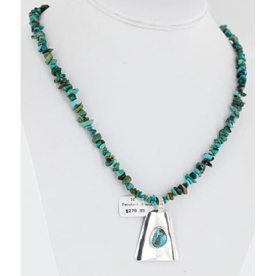 .925 Sterling Silver Handmade Certified Authentic Navajo Turquoise Native American Necklace 371071282196 .925 Sterling Silver Handmade Certified Authentic Navajo Turquoise Native American Necklace 371071282196