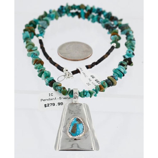 .925 Sterling Silver Handmade Certified Authentic Navajo Turquoise Native American Necklace 371071282196 .925 Sterling Silver Handmade Certified Authentic Navajo Turquoise Native American Necklace 371071282196