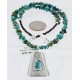 .925 Sterling Silver Handmade Certified Authentic Navajo Turquoise Native American Necklace 371071282196 .925 Sterling Silver Handmade Certified Authentic Navajo Turquoise Native American Necklace 371071282196