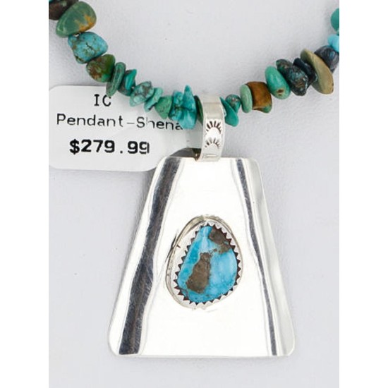 .925 Sterling Silver Handmade Certified Authentic Navajo Turquoise Native American Necklace 371071282196 .925 Sterling Silver Handmade Certified Authentic Navajo Turquoise Native American Necklace 371071282196