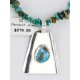 .925 Sterling Silver Handmade Certified Authentic Navajo Turquoise Native American Necklace 371071282196 .925 Sterling Silver Handmade Certified Authentic Navajo Turquoise Native American Necklace 371071282196