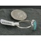 .925 Sterling Silver Handmade Certified Authentic Navajo Turquoise Native American Ring  370917480974