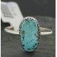 .925 Sterling Silver Handmade Certified Authentic Navajo Turquoise Native American Ring  370917480974