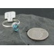 .925 Sterling Silver Handmade Certified Authentic Navajo Turquoise Native American Ring  370922473153