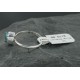 .925 Sterling Silver Handmade Certified Authentic Navajo Turquoise Native American Ring  370922473153