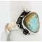 .925 Sterling Silver Handmade Certified Authentic Navajo Turquoise Native American Ring  370985414391