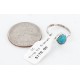 .925 Sterling Silver Handmade Certified Authentic Navajo Turquoise Native American Ring  371043589148