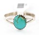 .925 Sterling Silver Handmade Certified Authentic Navajo Turquoise Native American Ring  371060558525