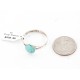 .925 Sterling Silver Handmade Certified Authentic Navajo Turquoise Native American Ring  371060558525