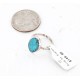 .925 Sterling Silver Handmade Certified Authentic Navajo Turquoise Native American Ring  371061174395
