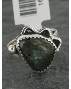 .925 Sterling Silver Handmade Certified Authentic Navajo Turquoise Native American Ring  390680636924