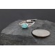 .925 Sterling Silver Handmade Certified Authentic Navajo  Turquoise Native American Ring  390744514856