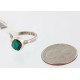 .925 Sterling Silver Handmade Certified Authentic Navajo Turquoise Native American Ring  390746022622
