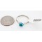 .925 Sterling Silver Handmade Certified Authentic Navajo Turquoise Native American Ring  390788988640