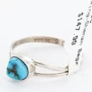 .925 Sterling Silver Handmade Navajo Turquoise Native American Ring 390788988640