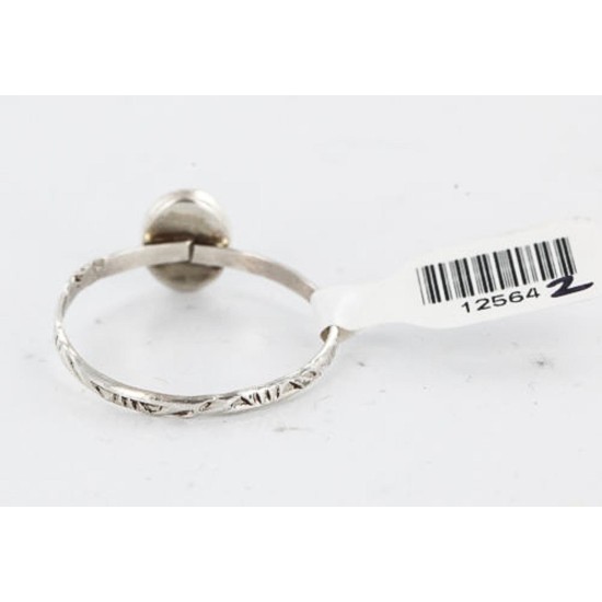 .925 Sterling Silver Handmade Certified Authentic Navajo Turquoise Native American Ring  390805377784