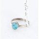 .925 Sterling Silver Handmade Certified Authentic Navajo Turquoise Native American Ring  390820252694