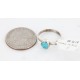 .925 Sterling Silver Handmade Certified Authentic Navajo Turquoise Native American Ring  390820252694