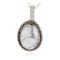 .925 Sterling Silver Handmade Certified Authentic Navajo White Howlite Native American Necklace 12904