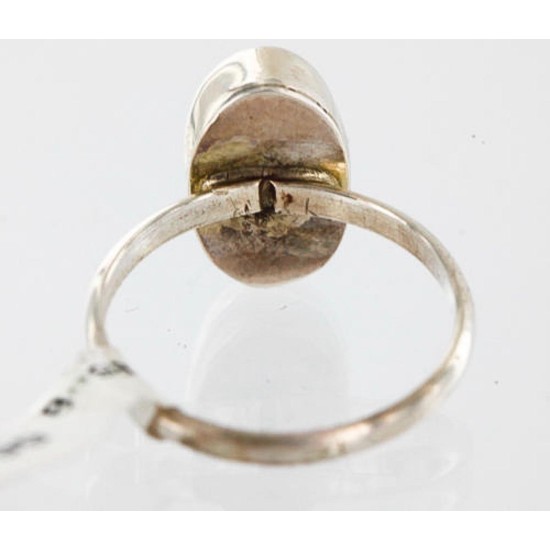 .925 Sterling Silver Handmade Certified Authentic NavajoONE MOUNTAIN Turquoise Native American Ring  390746147064