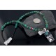 .925 Sterling Silver Handmade Storyteller Certified Authentic Navajo Turquoise Native American Necklace 370891552251