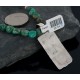 .925 Sterling Silver Handmade Storyteller Certified Authentic Navajo Turquoise Native American Necklace 370891552251
