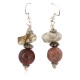 .925 Sterling Silver Hooks Certified Authentic Navajo Natural White Howlite Jasper Native American Dangle Earrings 18291-4 .925 Sterling Silver Hooks Certified Authentic Navajo Natural White Howlite Jasper Native American Dangle Earrings 18291-4