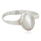 .925 Sterling Silver Navajo Certified Authentic Handmade Mother of Pearl Native American Ring Size 2 3/4 24501-2