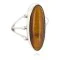 .925 Sterling Silver Navajo Handmade Natural Tigers Eye Native American Ring size 5 96008-2